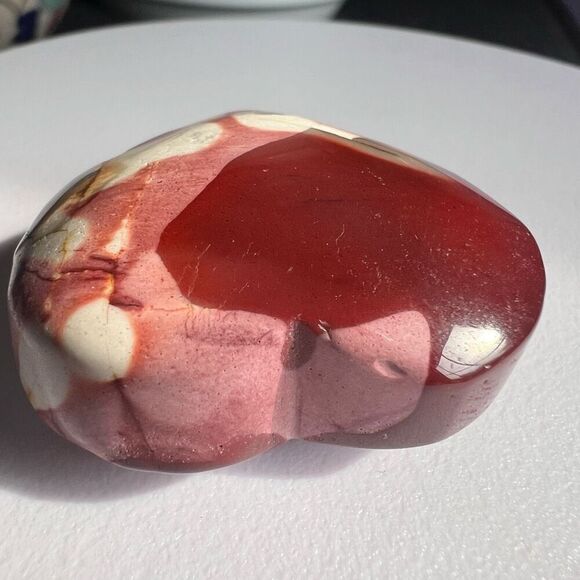 Mookaite Jasper Crystal Heart‎ (#8) - Picture 4 of 10